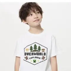 Minecraft OVERWORLD EXPLORER Tシャツ 100cm
