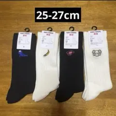 ユニクロ カウズ×ウォーホル　ソックス　4足セット　25-27cm