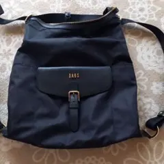 DAKS ブラック ナイロン リュック