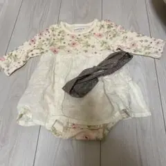 conoco ロンパース&ヘアバンドセット