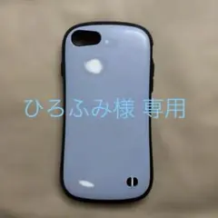 iFace iPhone8ハードケース ライトブルー