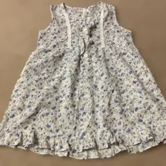 花柄ノースリーブワンピース 100cm