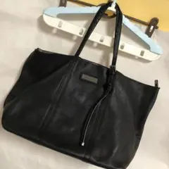 JIMMY CHOO ジミーチュウ レザー トートバッグ ブラック
