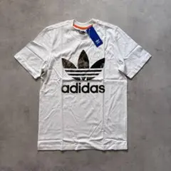 新品 Mサイズ アディダスオリジナルス カモ柄 トレフォイル 半袖 Tシャツ