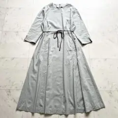 定価8.7万 MORABITO blanc 25SS レザーベルトワンピース