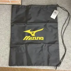 新品　ミズノ　大型バッグ　巾着袋　イエロー