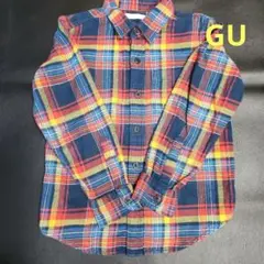 gu ネルシャツ　120cm