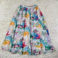 【美品】 ヘラルボニー 無題(春) フレア　スカート　Sサイズ