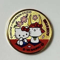 スペシャルコラボ記念メダル　ひこにゃん×キティちゃん