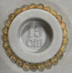 コルドルチルクォーツ　7mm 内径15cm 天然石　ブレスレット