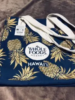 Whole Foods ホールフーズ パイナップル柄 トートバッグ