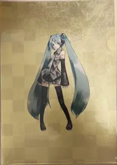初音ミク　150年後の国宝展　クリアファイルセット