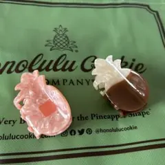 新品未使用品 ホノルルクッキー ヘアクリップ チョコレートディップ グァバ