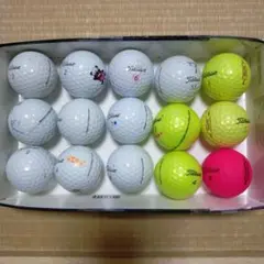ゴルフロストボール Titleist Pro V1 他 15個。