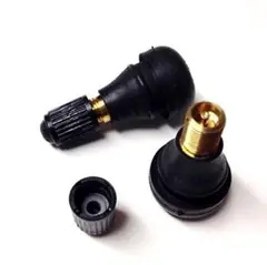 ✨ラスト1点‼️✨二輪車用チューブレスバルブパッキン付CLキャップ1PC(2個入)