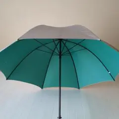 DUNLOP 長傘 グレー/グリーン