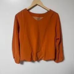 ◯Jayro.MOTOMACHI オレンジ Vネック 長袖シャツ