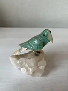 天然石 インコ 置物 最終値下げ！！