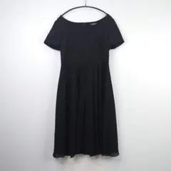 美品☆マダムジョコンダ ブラックフォーマルワンピース MJ-40 礼服 喪服