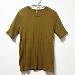 UNIQLOユニクロ　リブクルーネックT トップス　XLサイズ