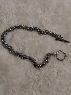 シルバー チェーンブレスレット ステンレス