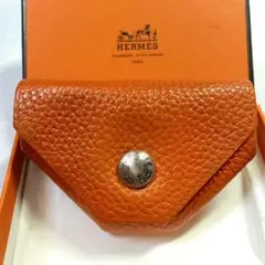 正規品☆エルメス コインケース ヴァンキャトル オレンジ系