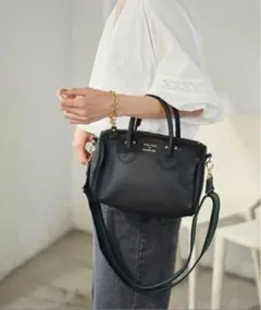 YOUNGu0026OLSEN/ヤングアンドオルセン 別注ミニボストンストラップ付き