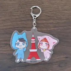 ちろぴの　東京タワーコラボ　アクリルキーホルダー