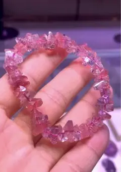 ⭐︎【高級】フラワー パープルルチル スーパーセブン ブレスレット 20.5g