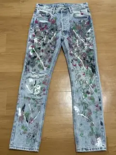 mnml BAGGY PAINT DENIM size30