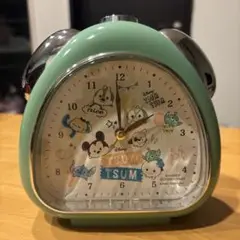 目覚まし時計　水色　ディズニー