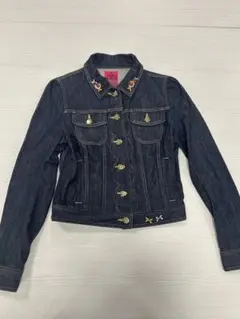新品　ドーリーガール　ANNA SUI 刺繍ダークデニムジャケット秋服　冬服