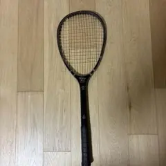 1989年製ヴィンテージ軟式テニスラケット　カワサキ　木製