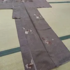 別誂真正アンティーク縫取着物正絹袷