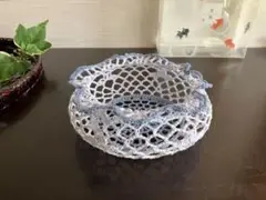 宗家　源　吉兆庵　金魚鉢　空箱　かご　籠　レース籠　小物入れ