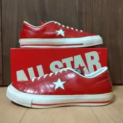 【日本製】ワンスター　赤　レザー　レッド　one star ALL STAR