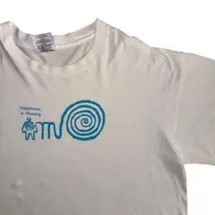 90s Happiness is Sharing Tシャツ ホワイト
