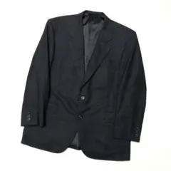 ★極美品★ミラショーン カシミヤ混テーラードジャケット チェック ネイビー系