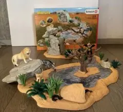 【シュライヒ】　水飲み場　母子カンガルー付き Amazon.co.jp: Schleich シュライヒ ワイルドライフ 動物達の