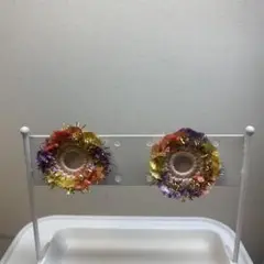 Fillyjonk 花冠デザイン ピアス 約3.5cm