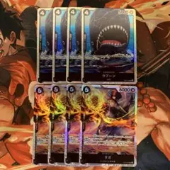 サボ ラブーン SR 4枚セット ワンピースカード ワンピカード