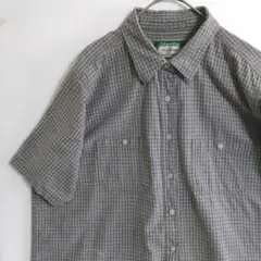 615　ST JOHN'S BAY　半袖シャツ　2XL　黄土色　US古着レディス