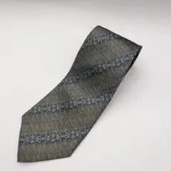 SISIO COPAIN 2001 グレー ストライプ ネクタイ