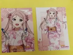 鐘嵐珠 トレーディングブロマイド 2種 縁日ver 虹ヶ咲 ショウランジュ