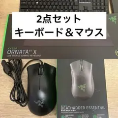 2点セット Razer レイザー ゲーミングキーボード マウス