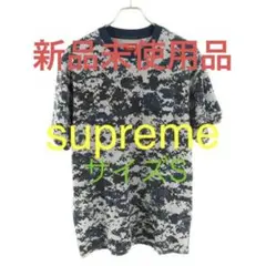 supreme ポケT Tシャツ 迷彩 カモフラ 新品未使用 サイズS