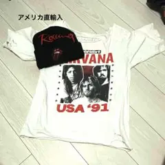 NIRVANAツアーT 、 Rolling Stones ニット帽 バンT
