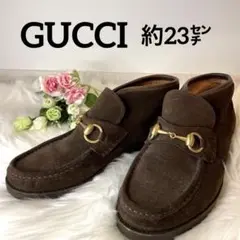 GUCCI グッチ ホースビット スエード チャッカブーツ ショートブーツ 靴