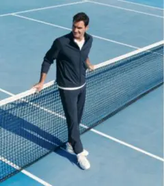 ROGER FEDERER テニスパンツ ネイビー Ｌ　ユニクロ