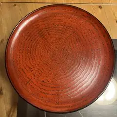 レア 紀州漆器 黒江染 盆 エコメルカリ便可能な方のみ
